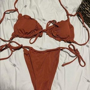 Thong/cheeky high waisted bikini